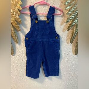 Vintage overalls blue corduroy